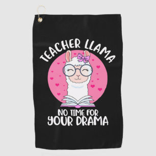 Serviette De Golf Professeur Llama