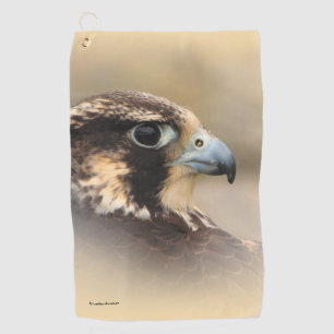 Serviette De Golf Profil d'un faucon pèlerin