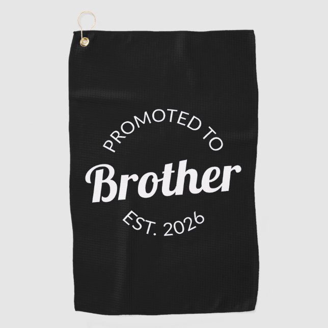 Serviette De Golf Promu À Frère Est. 2026 I (Devant)