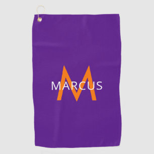 Serviette De Golf Purple Créez Votre Propre Moderne Personnalisé