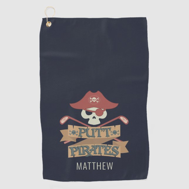 Serviette De Golf Putt Pirates Golf Hobby (Devant)