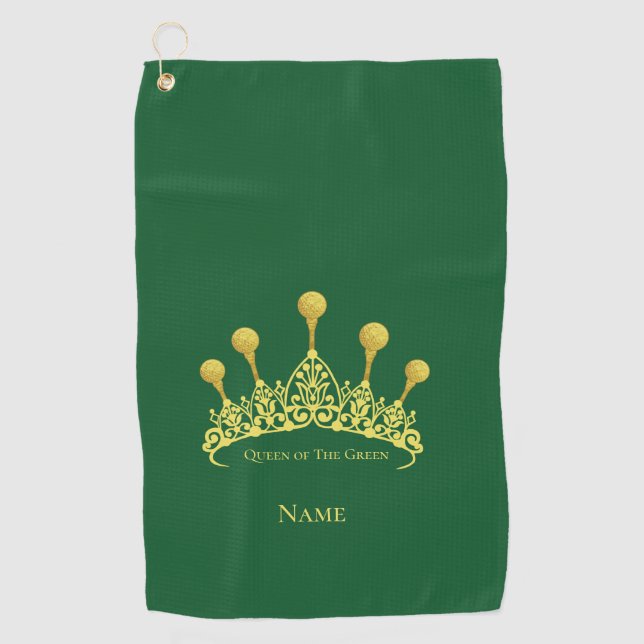 Serviette de golf Queen of the Green Women's (Devant)