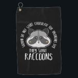 Serviette De Golf Raccoon Lover Raccoon For Valentines Day<br><div class="desc">Raccoon Lover Raccoon For Valentines Day</div>