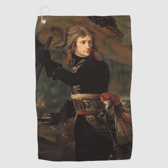 Serviette De Golf Rassemblement de Napoléon Bonaparte à la bataille  (Devant)