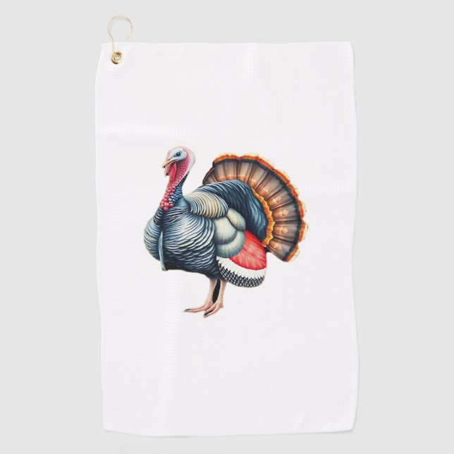 Serviette De Golf Regal Turquie Display Art classique T-shirt (Devant)