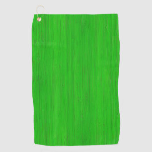 Serviette De Golf Regard du bois en bambou vert clair de grain