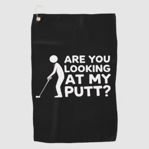 Serviette De Golf Regardez-Vous Mon Amant de Golf et Golf 