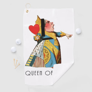 Serviette De Golf Reine de Cœur Alice au Pays des Merveilles Classiq