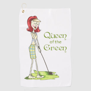 Serviette De Golf Reine des Verts
