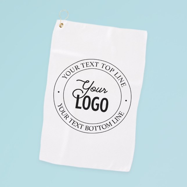 Serviette De Golf Remplacement et personnalisation faciles du logo | (Créateur téléchargé)