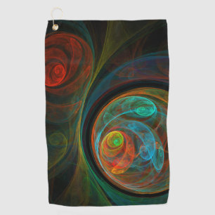 Serviette De Golf Renaissance de l'art Abstrait