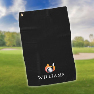 Serviette De Golf Renard et Balle de Style Personnalisé