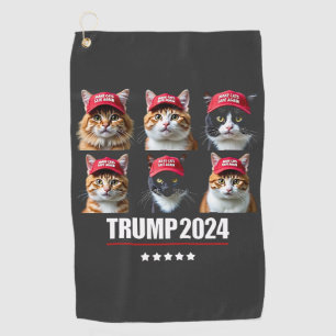 Serviette De Golf Rendre les chats en sécurité à l'élection de Maga