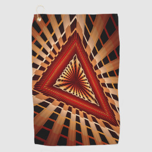Serviette De Golf Réseau d'Imaginaires 3D Conception graphique fract