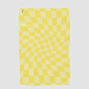 Serviette De Golf Retro citron jaune pastel Warboard