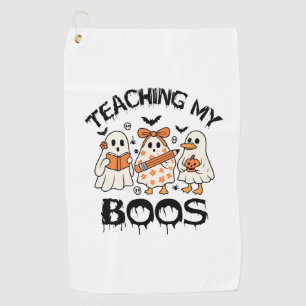 Serviette De Golf Rétro Enseignement à Mes Boss Halloween