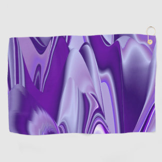 Serviette De Golf Rêves arc-en-ciel à fleurs violettes