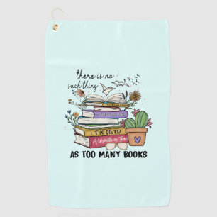 Serviette De Golf Rien De Trop De Livres