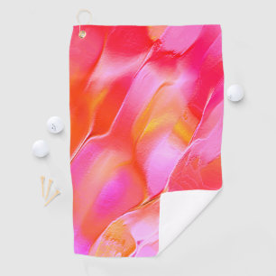 Serviette De Golf Rocher rose et orange pâle