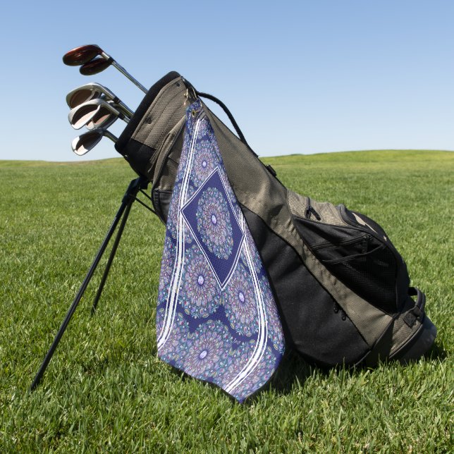Serviette De Golf Rosace bleue (Vert)