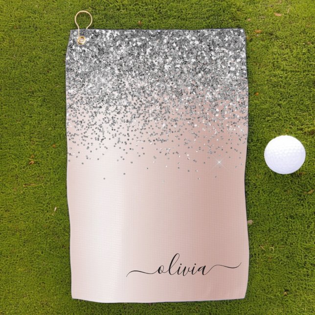 Serviette De Golf Rose Gold (Créateur téléchargé)