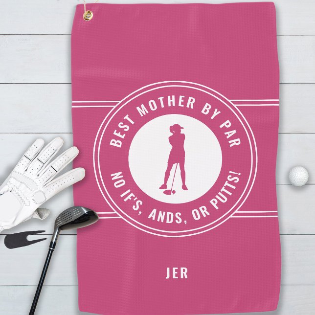 Serviette De Golf Rose Meilleure Mère Par Par Funny Putts Dames Golf (Pink Best Mother By Par Funny Putts Ladies Golfer Golf Towel)