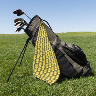 Serviette De Golf Rosebud jaune