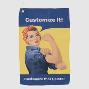 Serviette De Golf Rosie the Riveter