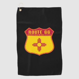 Serviette De Golf Route 66 Nouveau-Mexique