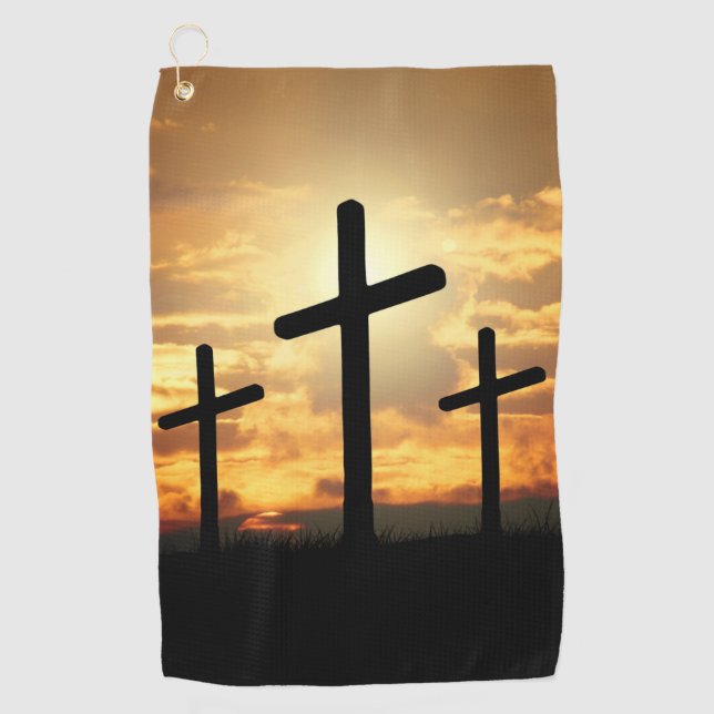 Serviette De Golf Sacrifiez la tour de golf (Devant)