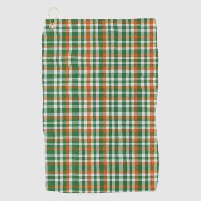 Serviette De Golf Saint Patrick's day Irlande Drapeau couleur en vic (Devant)