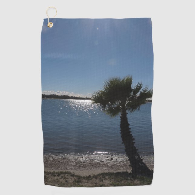 Serviette de golf San Diego Palm Tree (Devant)