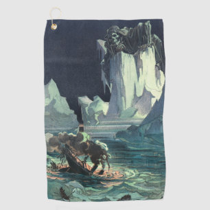 Serviette De Golf Sargasso Sea Grim Reaper & Sinking du Titanic