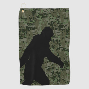 Serviette De Golf Sasquatch Bigfoot Silhouette Squatchine