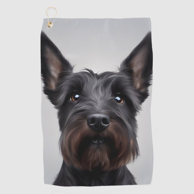 Serviette De Golf Scottish Terrier (Devant)