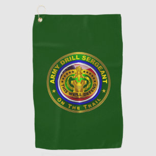 Serviette De Golf Sergent d'entraînement de l'armée 