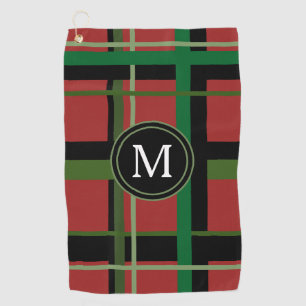 Serviette De Golf Serviette rouge faite sur commande du golf