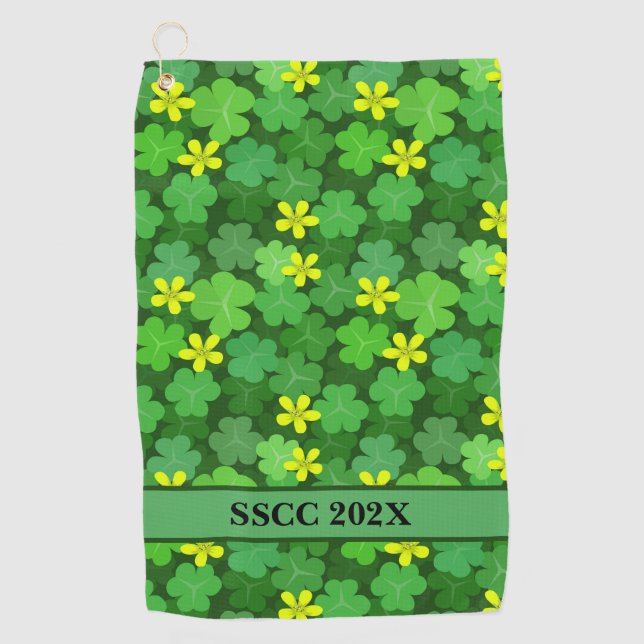 Serviette De Golf Shamrock Tournament Golf Towel (Devant)