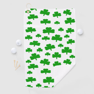 Serviette De Golf Shamrocks de la Saint Patrick
