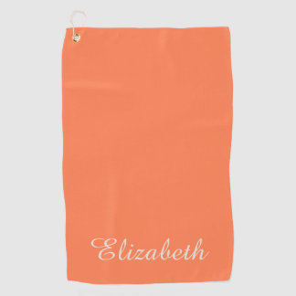 Serviette De Golf Simple Elegant Modern Monogrammed Trendy 