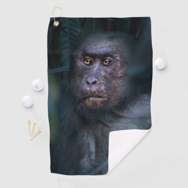 Serviette De Golf Singe dans la jungle (En situation)