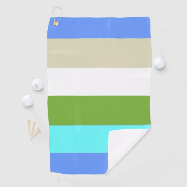 Serviette De Golf Sint Maarten couleur de plage (En situation)