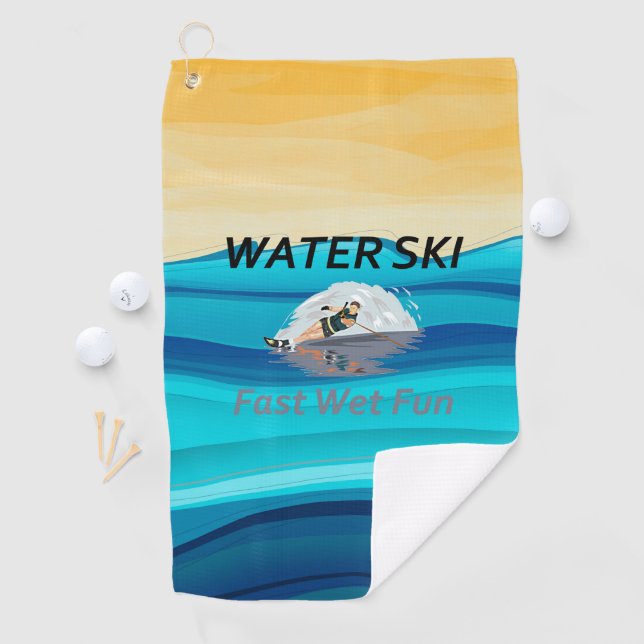 Serviette De Golf Ski d'eau SUPÉRIEUR (En situation)