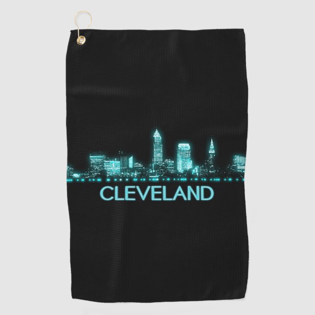 Serviette De Golf Skyline Cleveland (Devant)