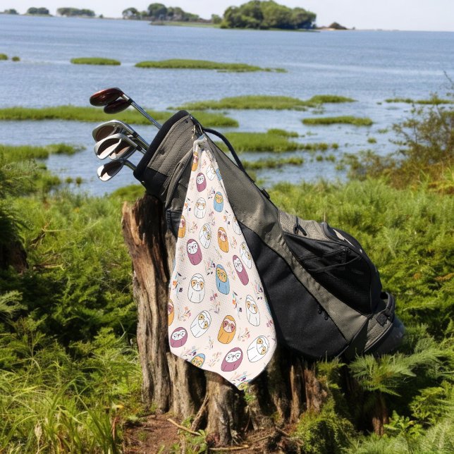 Serviette De Golf Sleepy Sloth (Golf Towel)