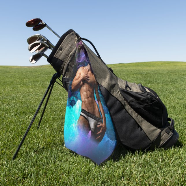 Serviette De Golf SlipperyJoe homme musclé sous-vêtements bulle dyna (Vert)