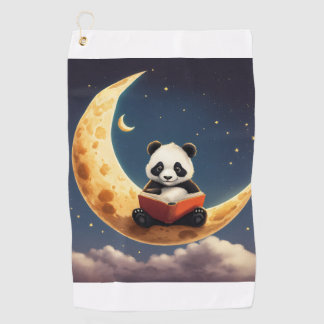 Serviette De Golf Snooze céleste : Sticker Lune Sleepy Tee