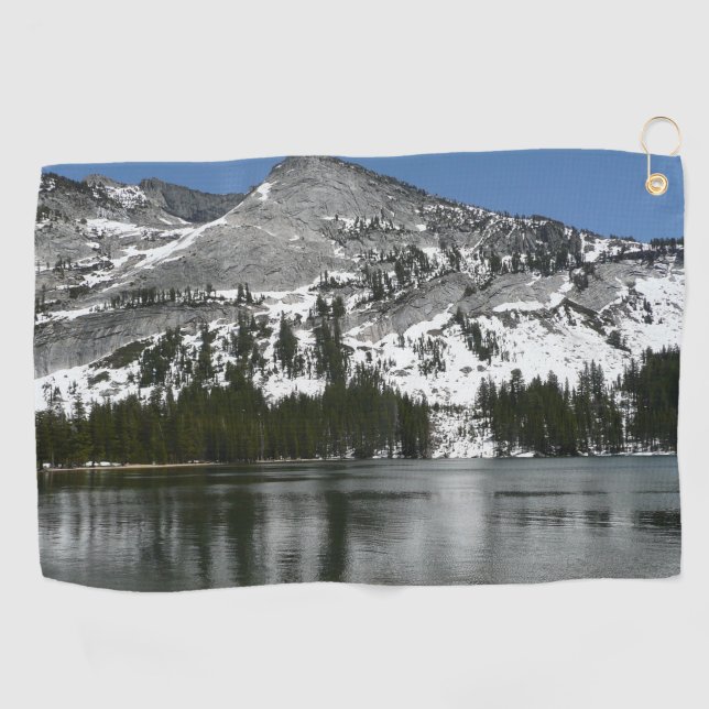 Serviette De Golf Snowy Tenaya Lake Yosemite National Park Photo (Horizontal)