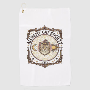 Serviette De Golf Société de l'Alchimie des Chats Alchimie des Chats