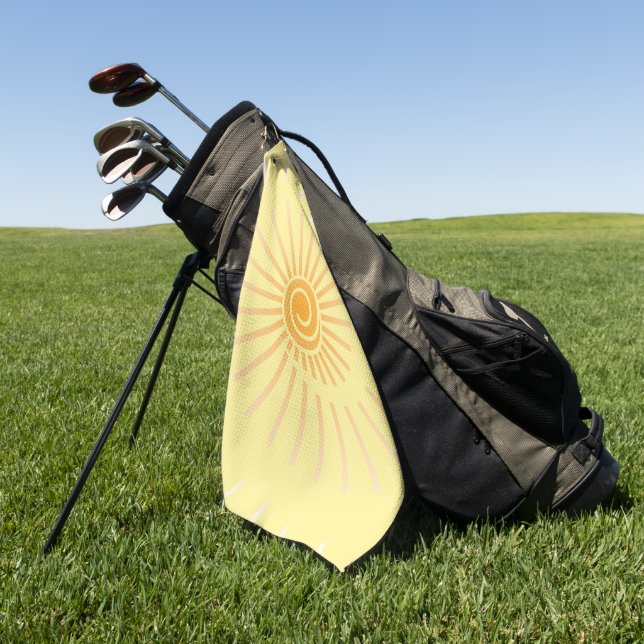 Serviette De Golf Soleil 3 (Vert)